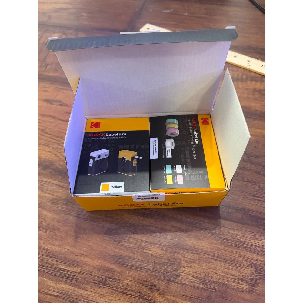 Kodak Label‎ Era M50 Printer Cartridge & Paper Bundle Multi Color New Open Box